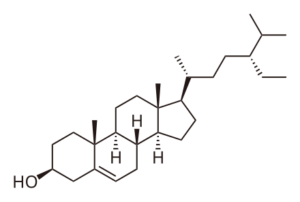 “Beta-sitosterol molecular structure (plant sterols)”