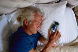 Using a phone in bed can reduce deep sleep