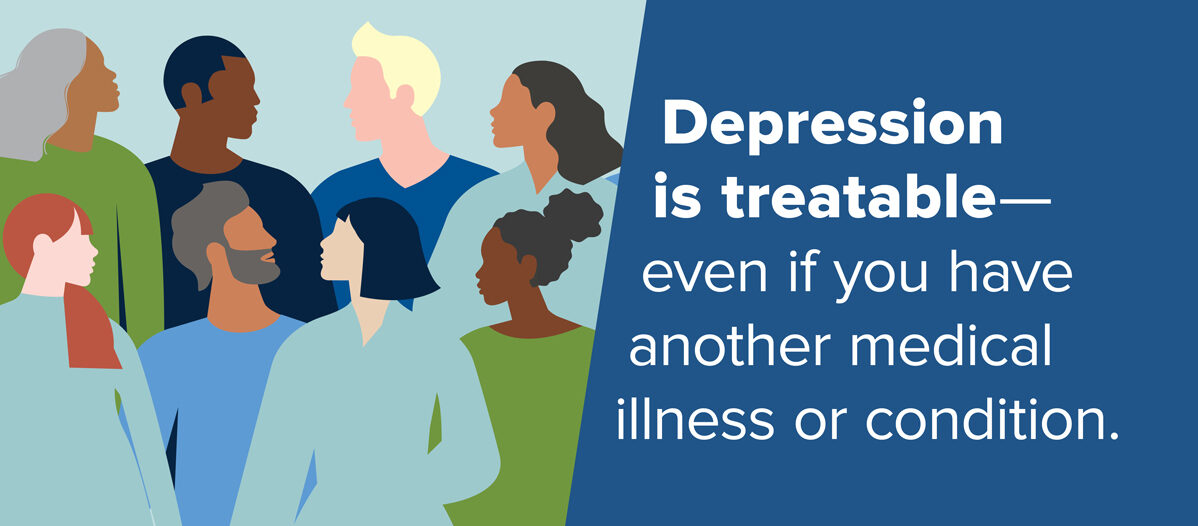 Depression is treatable — key signs and when to seek help (NIMH awareness graphic)