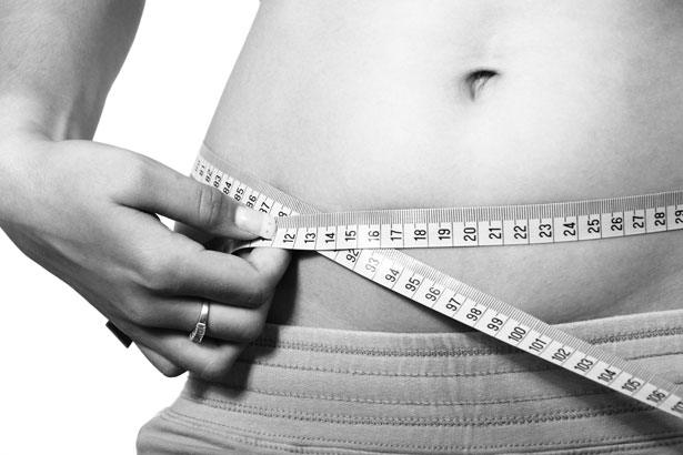 “Measuring waist circumference with a tape measure as part of weight-management assessment”